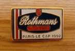 Pin's Rothmans Racing, Paris-Le Cap 1992,cigarette,course,rallye - Rallye