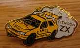 Pin's Citroën ZX, Total, Camel, Michelin Rallye Paris Dakar - Citroën