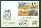 Nations Unies  -  Loups  -  Zèbres  -  Lézards  -  Pinguins  -  Carte De 1993 - Pingouins & Manchots