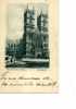 LONDON 1898  WESTMINSTER ABBEY  ANIMATION   NON CIRCULE FORMAT8CMX12.5CM  TOP T OP - Westminster Abbey