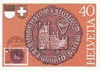 657 -  Suisse, Carte-Maximum, Numismatique - Maximum Cards