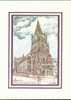 79 SAINT-MAIXENT-l'ECOLE - Eglise  - Illustration Yves Ducourtioux - Saint Maixent L'Ecole