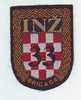 Patch - Croatia, 33 Inženjerijska Brigada - Escudos En Tela