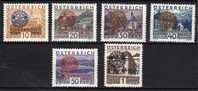 Autriche Serie  N° 398 A / 398 F Luxe ** - Unused Stamps