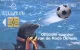 # BELGIUM C20 Rode Duivels Football 200 So3 -sport,football,dolphin,d Auphin-   Tres Bon Etat - With Chip