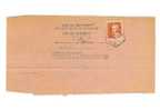 FRANCE / AVIS DE RECEPTION 2/ CACHET 1936 SUR TIMBRE JACQUES CALLOT  /  BEL  ETAT - Briefe U. Dokumente
