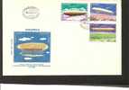 ROMANIA Cover FDC ZEPPELIN - Zeppelins