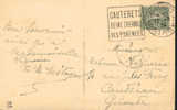 1924  France  65  Daguin  Cauterets  Thermes  Terme Thermal   Sur Carte - Hydrotherapy