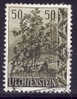 LIECHTENTEIN - 334 Obli Cote 7 Euros Depart A 10% - Used Stamps