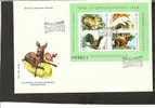 ROMANIA Cover FDC COOPERATION EUROPA Ours Bear 1986 WILD BEAST - Osos