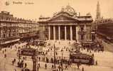 BRUSSEL BRUXELLES LA BOURSE ANIMATION TRAM ATTELAGE CHEVAL - Nahverkehr, Oberirdisch