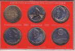 COFFRET DE 6 PIECES ARGENT 1980 GIBRALTAR FALKLAND GUERNSEY SAINT HELENE TRISTAN DA CUNHA - Iles Anglo-normandes