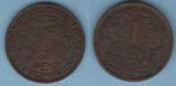 PIECE 1 CENT 1917 - NEDERLAND - WILHELMINA - 1 Cent