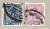NZ Mi.Nr.172-73/ Georg V (Admiral) 1926 O - Used Stamps