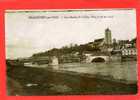 BEAUMONT SUR OISE 1920 PONT RECONSTRUIT BORDS DE L OISE RESTAURANT VUE PRISE EN AVAL CARTE PHOTO EN BON ETAT - Beaumont Sur Oise