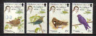 MA89 - TURKS E CAICOS , UCCELLI : SERIE  N. 709/712   *** - Turks & Caicos (I. Turques Et Caïques)