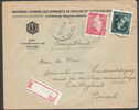 Lettre Recom. ESSEN 1953 - 1936-1957 Col Ouvert