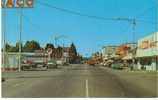 Forks Washington 1960s Vintage Street Scene Postcard, Twilight Vampires Location, Texaco Gas Station, Grocery Market - Otros & Sin Clasificación