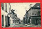 DEUIL 1922 LA RUE DE LA BARRE CAFE CARTE EN BON ETAT - Deuil La Barre