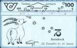 # AUSTRIA 103 Kumpf Steinbock Zodiac 100 Landis&gyr 12.94 Tres Bon Etat -zodiac,zodiaque- - Oostenrijk