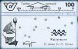 # AUSTRIA 49 Kumpf Wassermann Zodiac 100 Landis&gyr 01.93 Tres Bon Etat -zodiac,zodiaque- - Oostenrijk