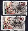 PF Feld 30 Roter Punkt An Ecke DDR 2716/1 Plus 2721 I Aus 6-Block SST 18€ Volks-Bräuche Waleien Eastern Stamp Of Germany - Baile