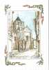 86 LUSIGNAN - Eglise  - Illustration Yves Ducourtioux - Lusignan