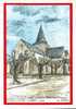 86 SCORBE-CLAIRVAUX - Eglise  - Illustration Yves Ducourtioux - Scorbe Clairvaux