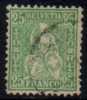 SWITZERLAND   Scott #  55a  F-VF USED - Gebruikt