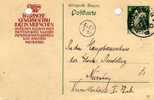 Entero Postal De Bayern , Augsburg  ( Alemania) 1912, Pofttarte, Entier Postal - Postwaardestukken