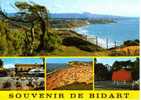 CPSM. BIDART. LE CENTRE VILLE.LA PLAGE DE L'OUHABIA. PARTIE DE CHISTERA. DATEE 1983. FLAME. - Bidart