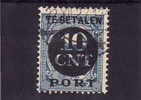 M-4400 - Pays-Bas Taxes Yv.no.75 Oblitere - Portomarken