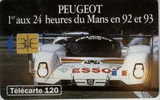 # France 378 F404 PEUGEOT 905 5 120u So3 07.93  -voiture,car- Tres Bon Etat - 1993