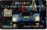 # France 387 F409 PEUGEOT 905 2  Samedi 23h 50u Sc5 07.93  -voiture,car-  Tres Bon Etat - 1993