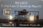 # France 389 F411 PEUGEOT 905 2  Dimanche 6h 50u Sc5 07.93  -voiture,car-  Tres Bon Etat - 1993