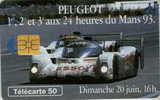 # France 393 F415 PEUGEOT 905 2  Dimanche 16h 50u So3 07.93  -voiture,car- Tres Bon Etat - 1993