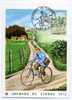 CARTE MAXIMUM JOURNEE DU TIMBRE 1972 FACTEUR RURAL A BICYCLETTE VELO - Ciclismo