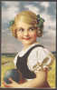 KNOEFEL, LUDWIG Children Cute Little Girl With Ball & Bows In Her Hair, Novolito No 657/3 - Knoefel, Ludwig