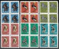 BULGARIA / BULGARIE / BULGARIEN  - 1968 - Zoo - Animals - Bl De 4** - Unused Stamps