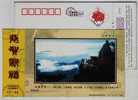 Joy Of Mountain Peak Landscape,climbing,China 2007 Jing'an New Year Greeting Advertising Pre-stamped Card - Bergsteigen