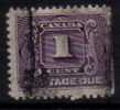 CANADA   Scott #  J 1  F-VF USED - Postage Due