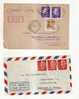 ESPAGNE  LOT DE DEUX LETTRES POUR ALLEMAGNE - Covers & Documents