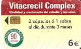 TARJETA DE ESPAÑA DE VITACRECIL COMPLEX DE TIRADA 3250   (bastante Rozada) - Emissioni Private