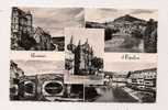 Cp , 12 , ESPALION , Multi Vues , Vieux Palais , Les Bords Du LOT , Le Pont Vieux - Espalion