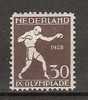 NVPH Nederland Netherlands Pays Bas Niederlande Holanda 219 MLH/ongebruikt Boksen Boxing Boxer Boxear 1928 - Pugilato