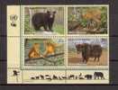 United Nations 2004 Mi 946-949 Beer, Aap, Monkey, Bear, Postfris - Unused Stamps