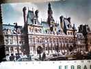 FRANCE PARIS HOTEL DE VILLE  AUTO CAR VB1954  BZ690 - Nahverkehr, Oberirdisch