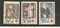 Fin Mi.Nr.181-83/ FINNLAND -  Turku Bischöfe, Rotes Kreuz 1933** (Red Cross, Cruz Rija) - Neufs