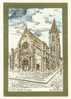 92 BAGNEUX - Eglise  - Illustration Yves Ducourtioux - Bagneux