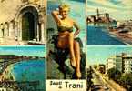 TRANI   BARI PUGLIA  PIN UP UPS  VIAGGIATA  IN BUSTA COME DA FOTO - Trani